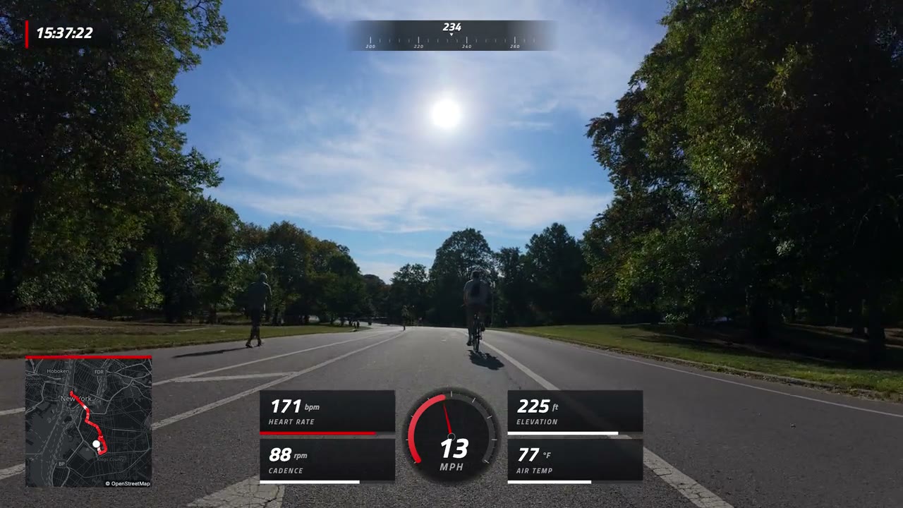 Brooklyn road ride with GaugeReel gauges